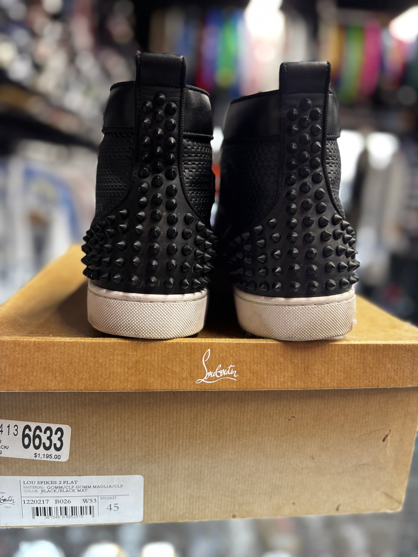 Christian Louboutin Spike High "Black"