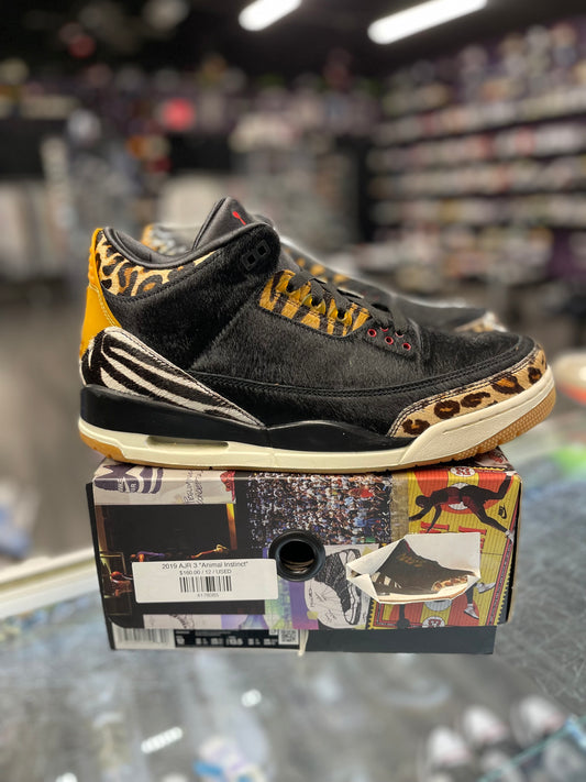 2019 Air Jordan Retro 3 "Animal Instinct 1.0"