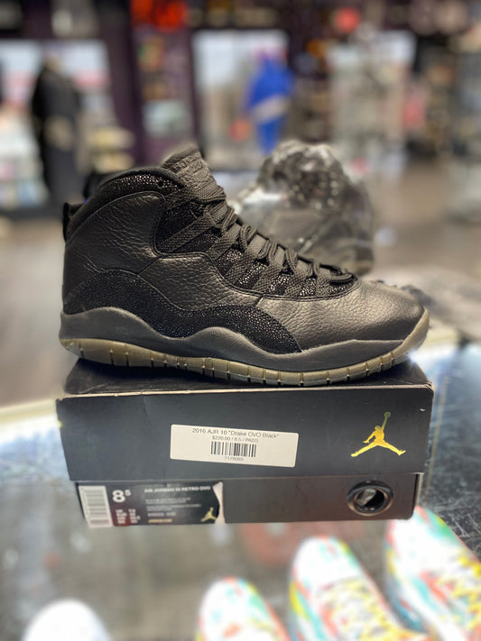 2016 Air Jordan Retro 10 "Drake OVO Black"