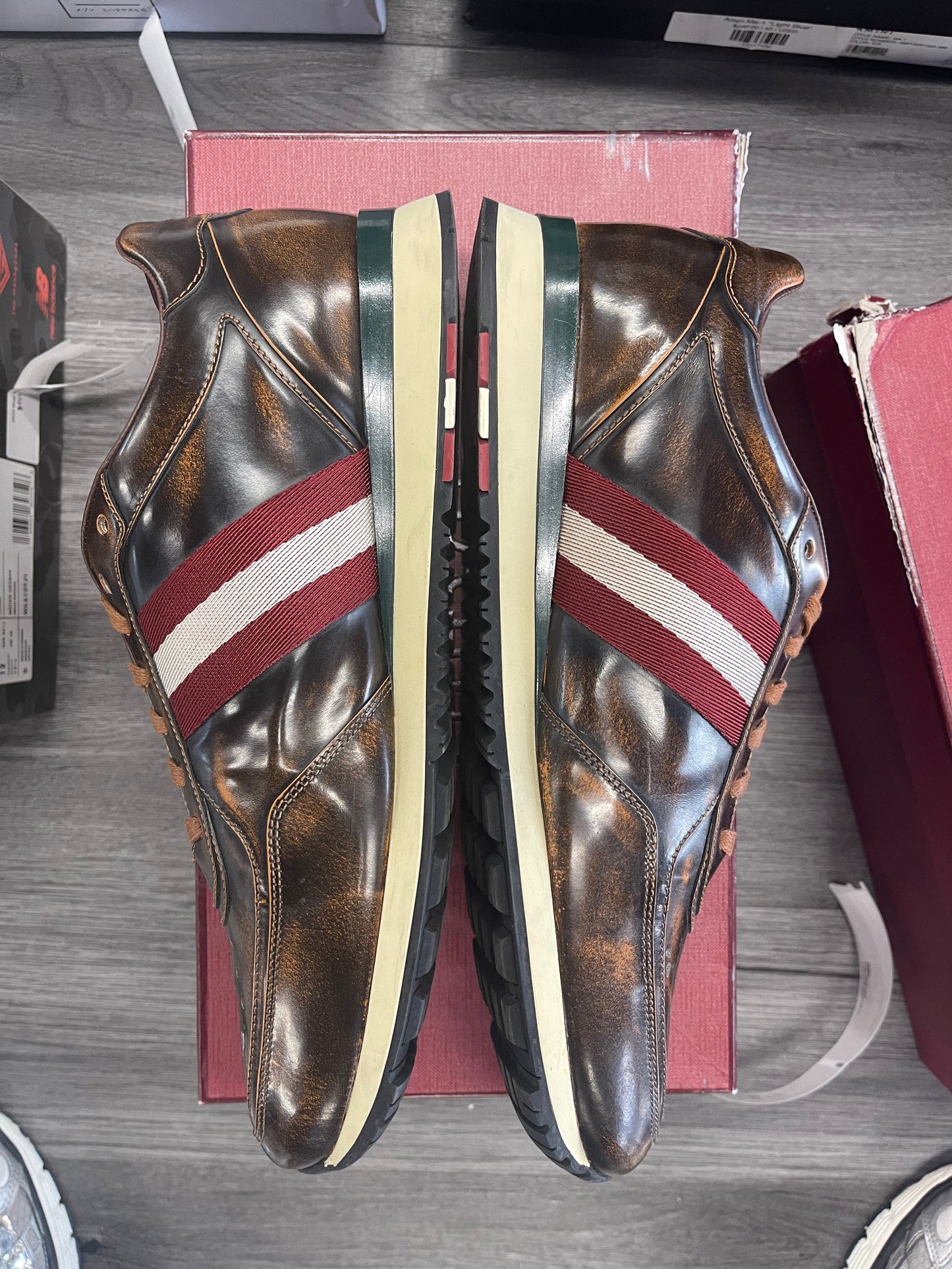 Bally Leather Low "Ashton Brown"