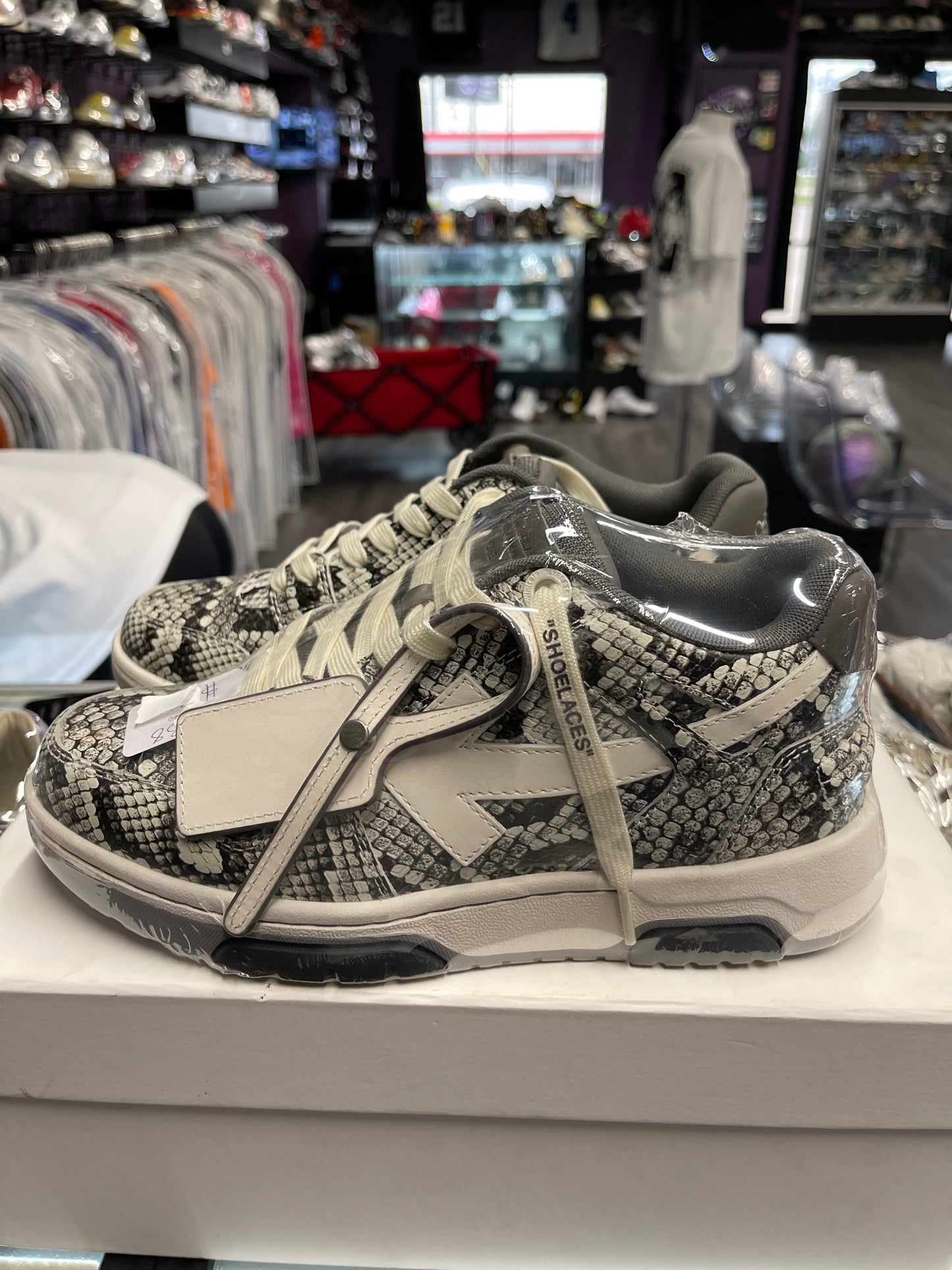 Off-White Out of Office "Python Embossed"