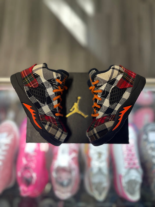 2023 Air Jordan Retro 5 "Plaid" (TD)