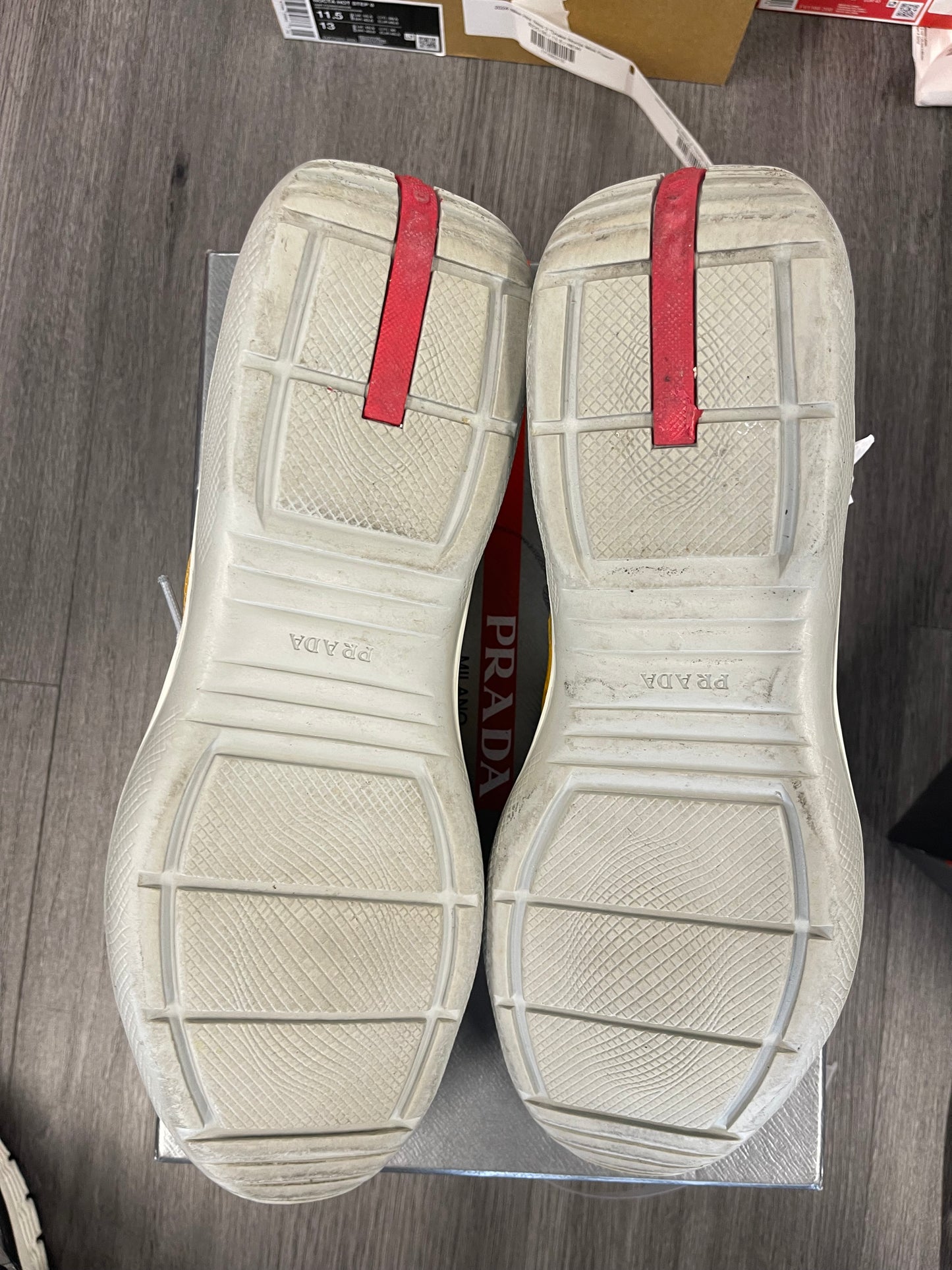 Prada America's Cup Sneaker "Leather Mimosa"
