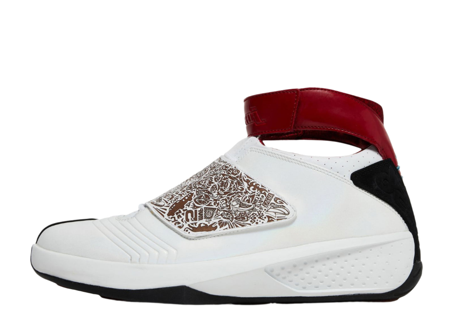 2005 Air Jordan Retro 20 OG "White Varsity Red" (GS)