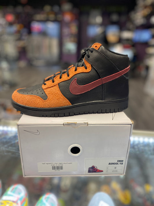 Nike ID Dunk High 1 of 1 "Orange Toe"