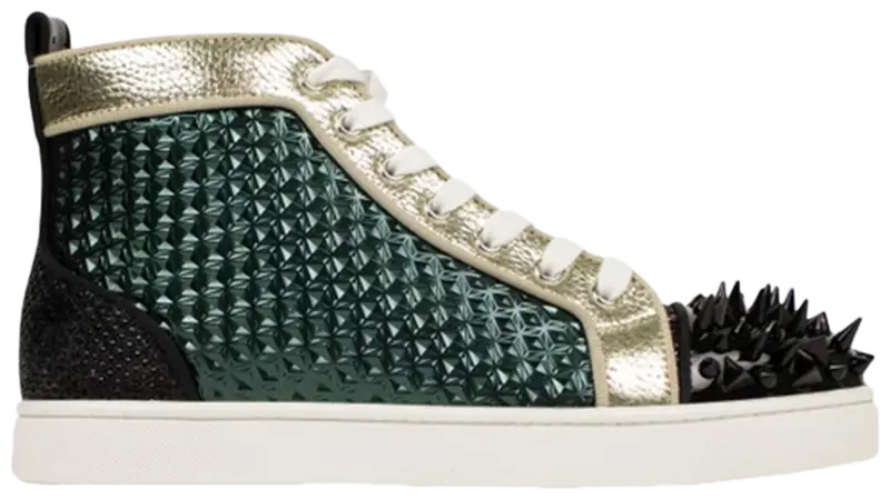 Christian Louboutin "Black/Gold/Green"