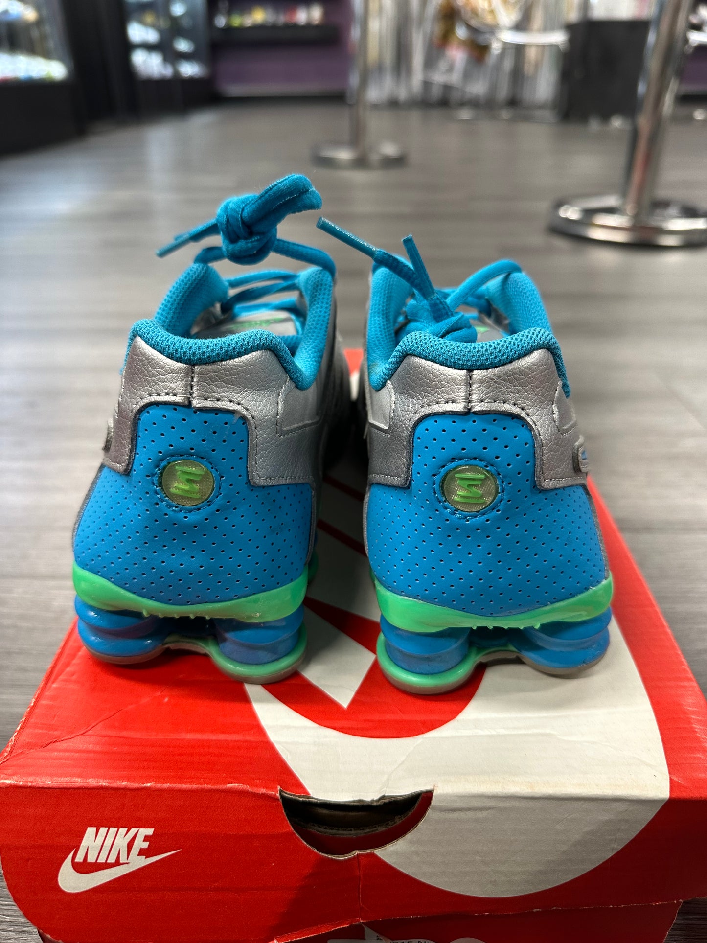 2015 Nike Shox "Blue/Silver"