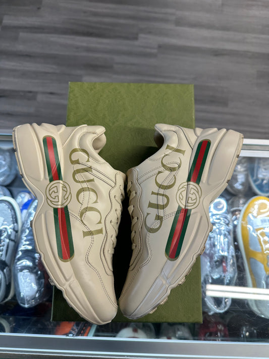 Gucci Rhyton Leather "Logo"