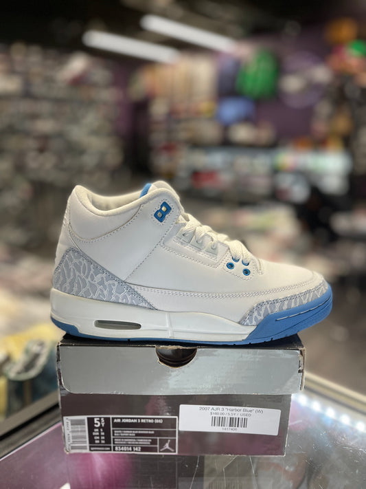2007 Air Jordan Retro 3 "Harbor Blue" (W)
