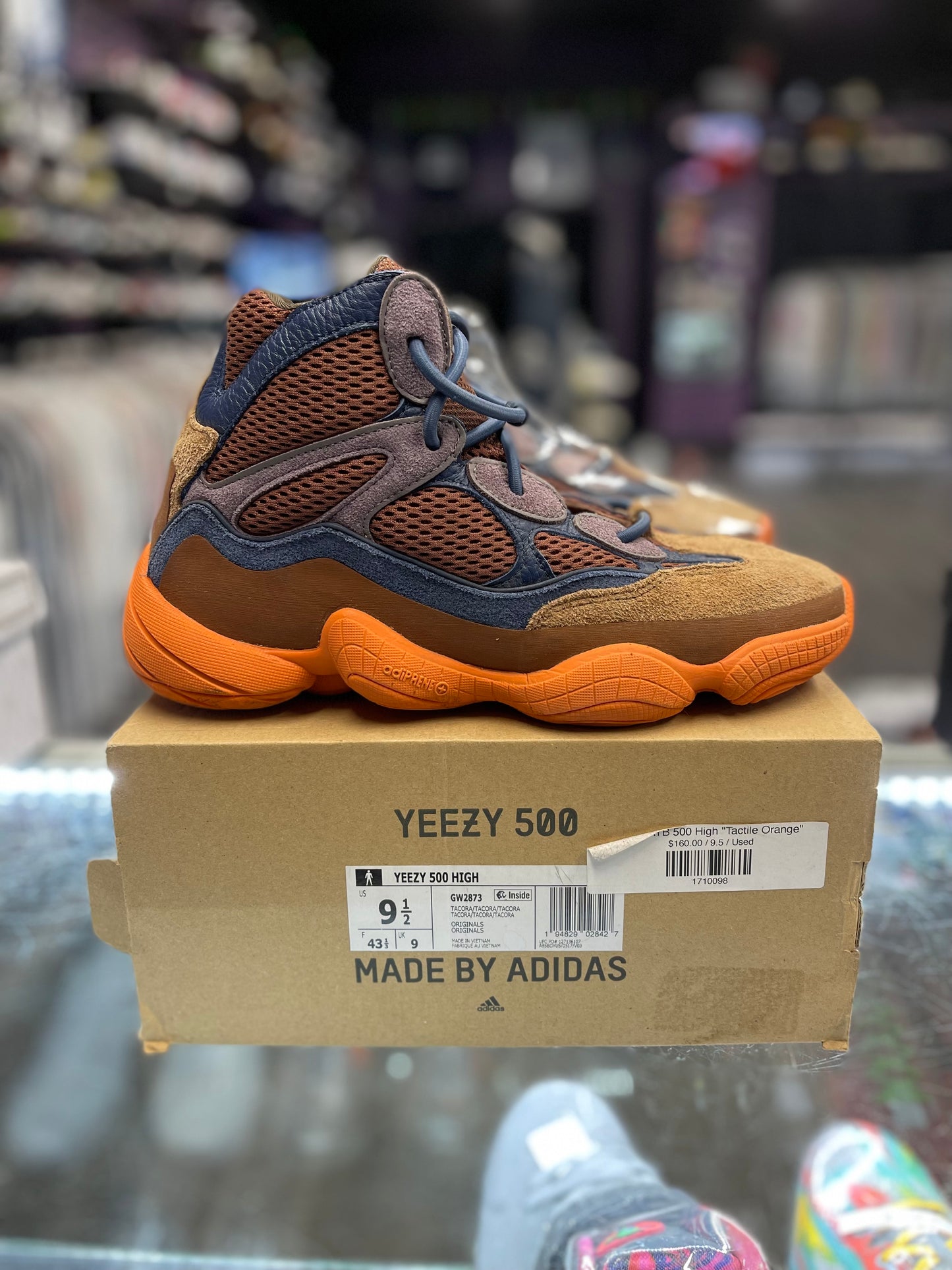 2021 Adidas Yeezy Boost 500 High "Tactile Orange"