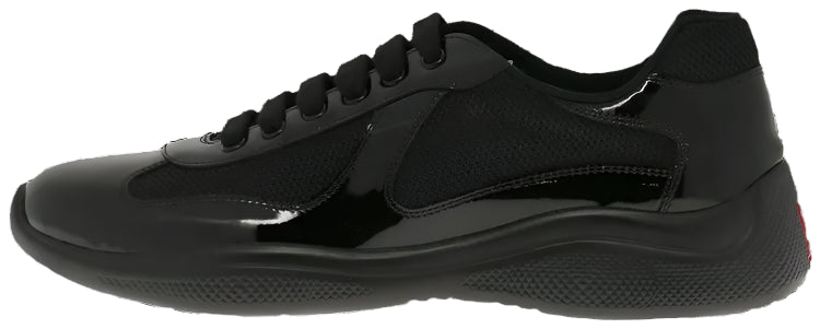 Prada America's Cup Sneaker Patent "Triple Black"