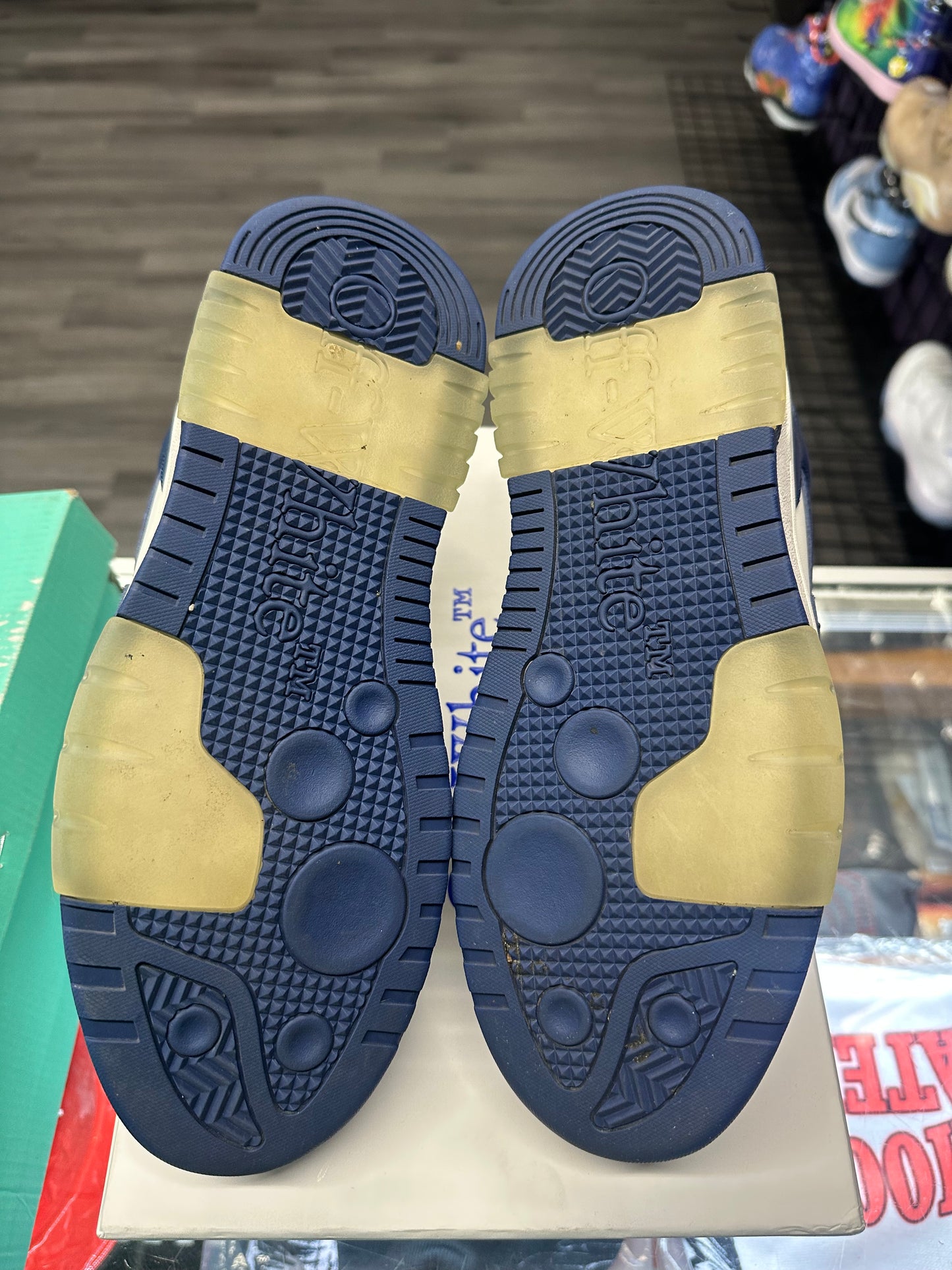 Off White Out Of Office "Navy Blue"