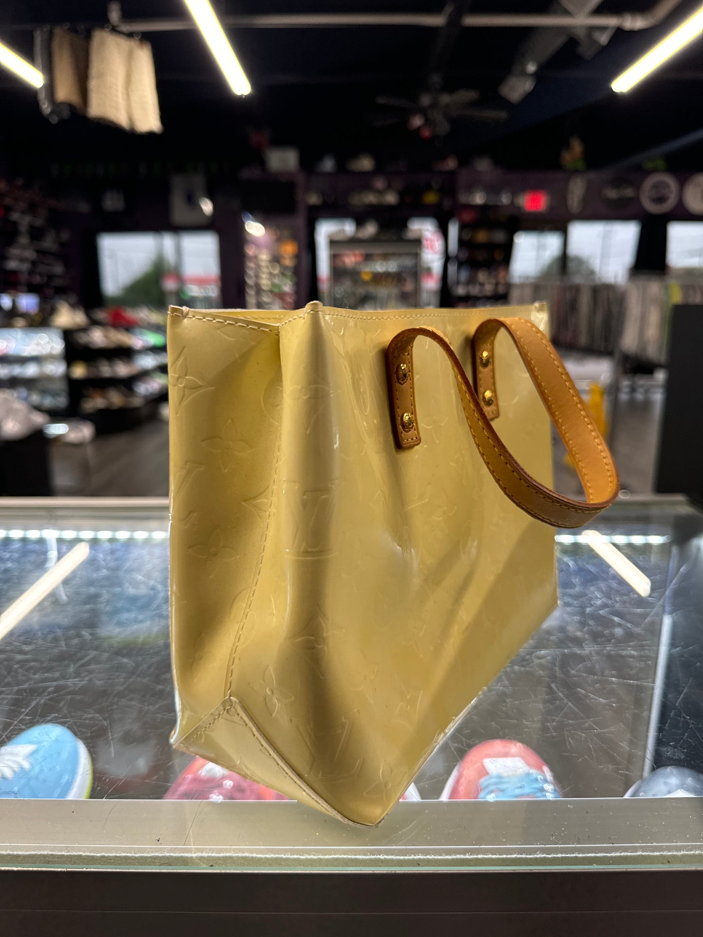 Louis Vuitton Monogram Vernise Hand Bag “Pearl”