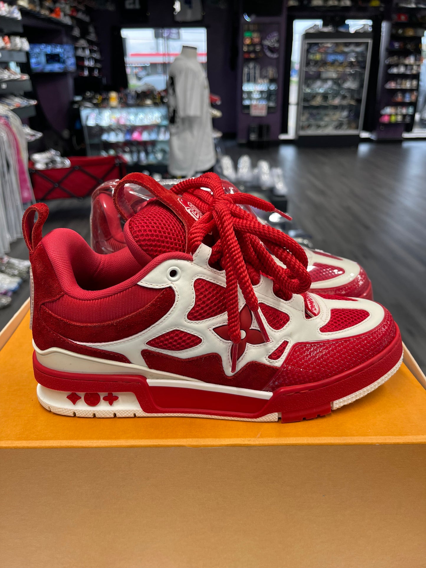 Louis Vuitton LV Skate Sneaker "Red White"