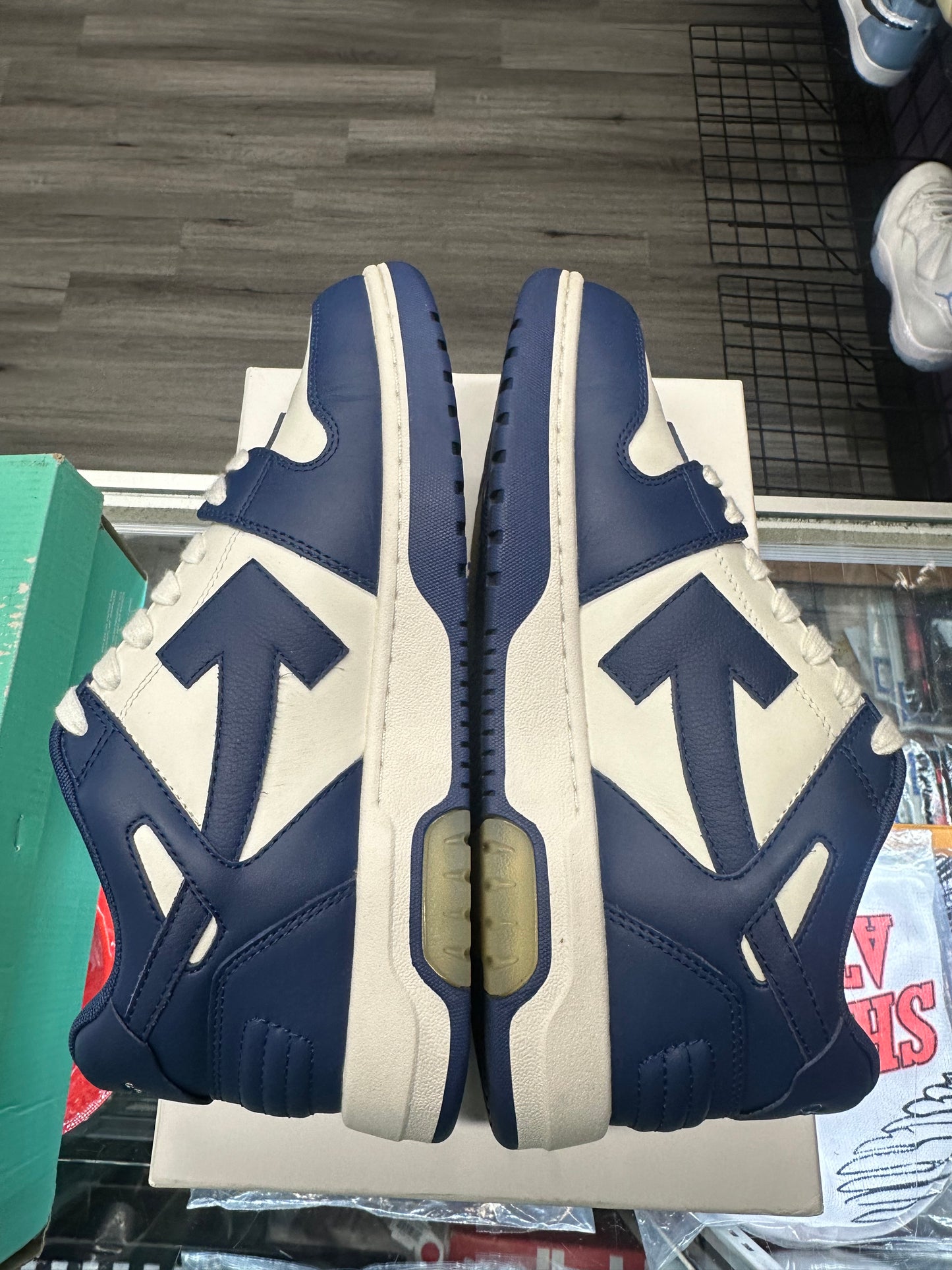 Off White Out Of Office "Navy Blue"
