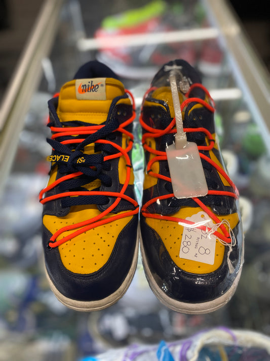 2019 Nike Dunk low "Off-White University Gold"
