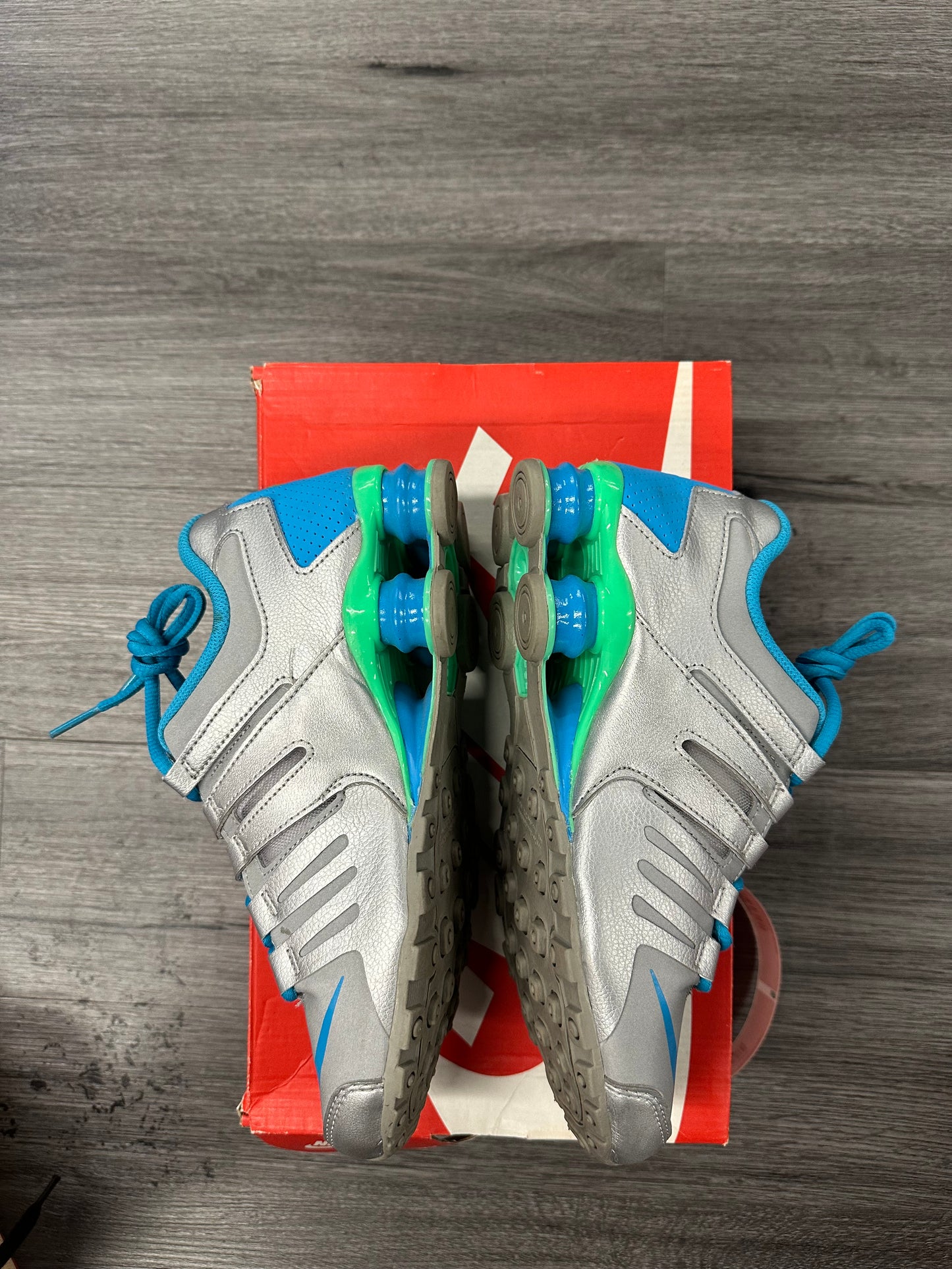 2015 Nike Shox "Blue/Silver"