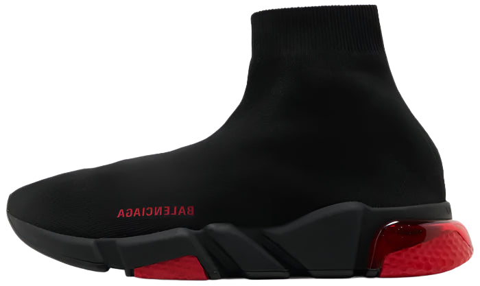 Balenciaga Speed Sock "Clearsole Black Red"