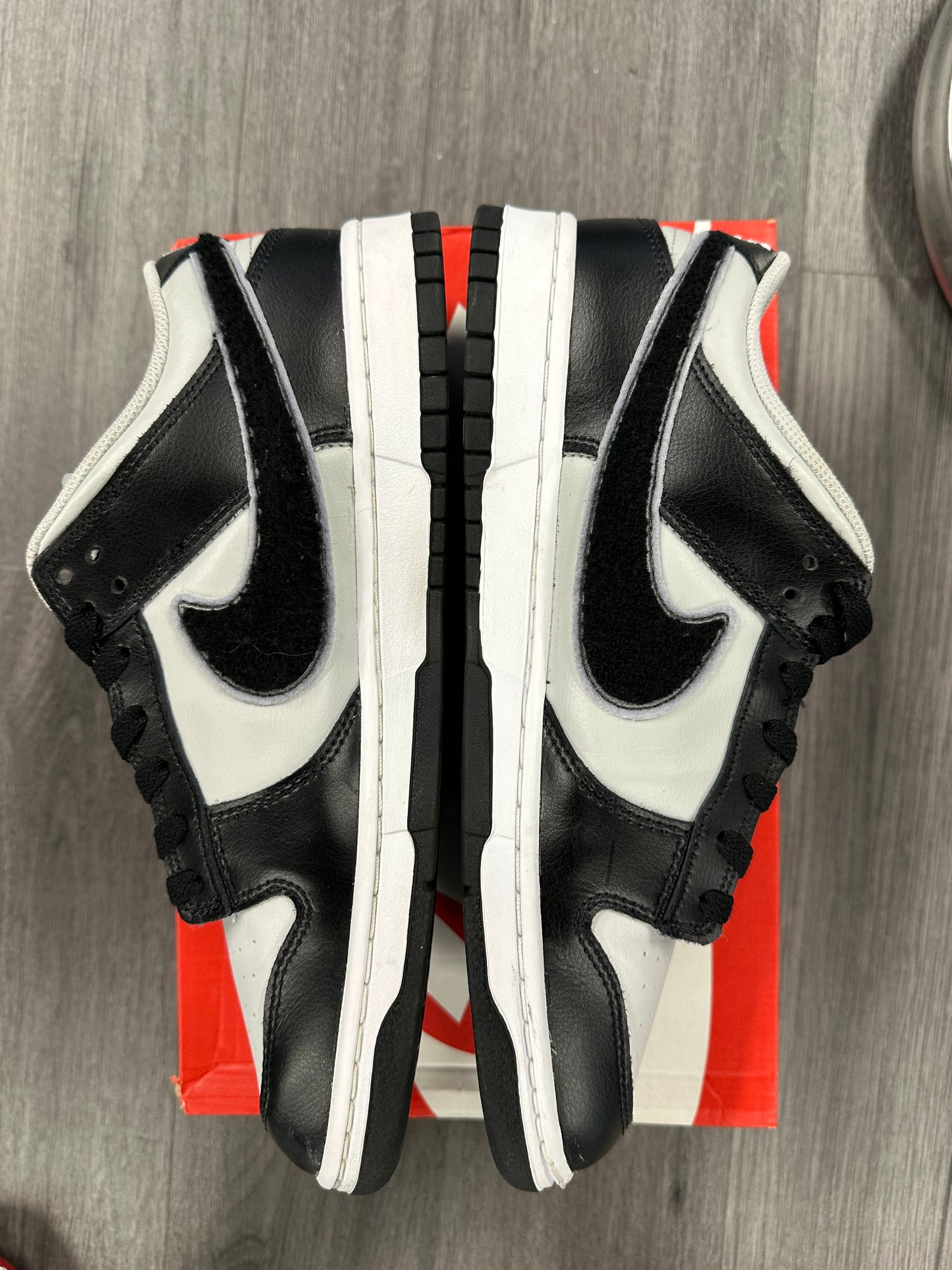 2022 Nike Dunk Low "Chenille Swoosh Black Grey Fog"