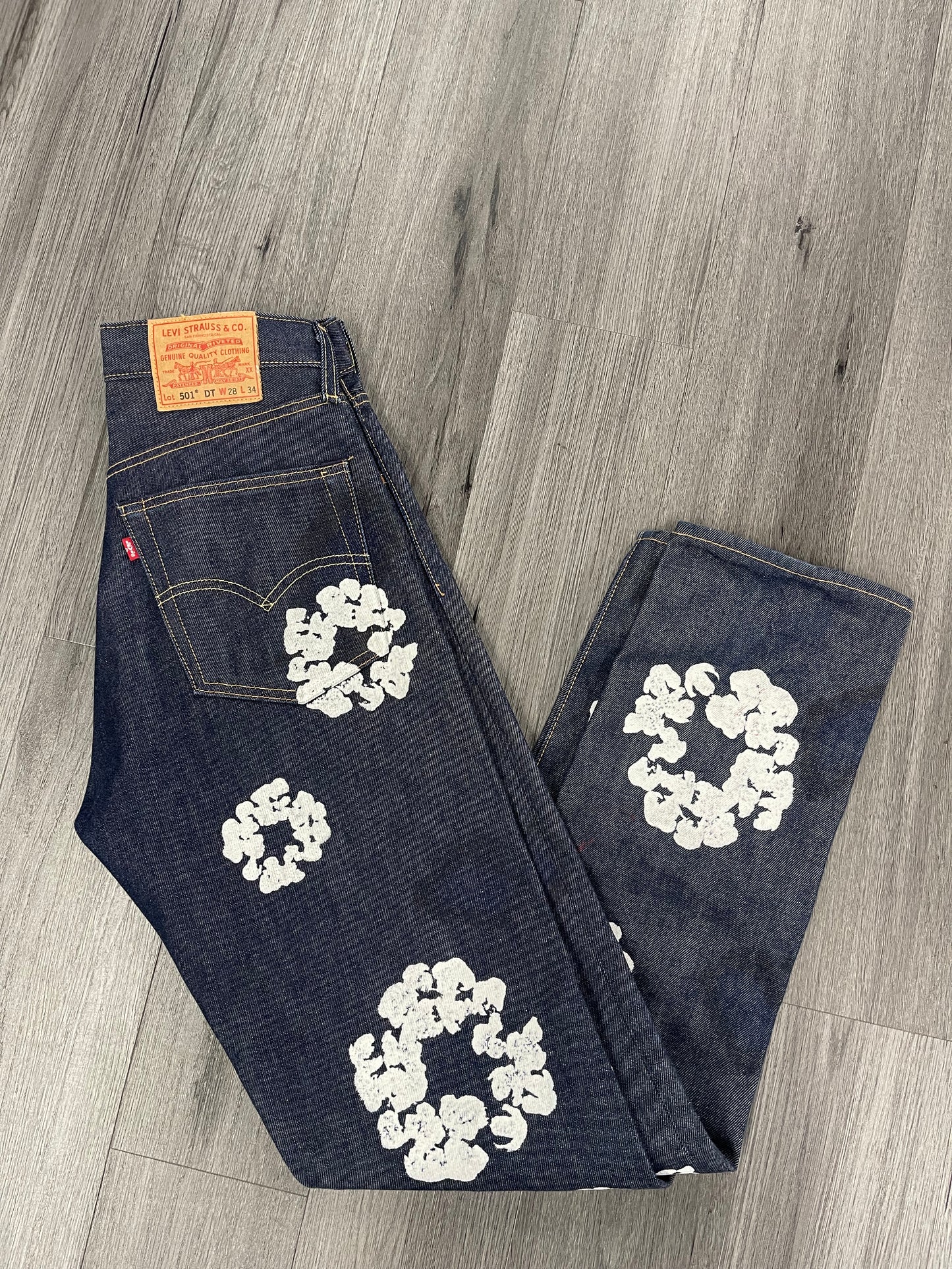 Denim Tears Jeans "White Clover"