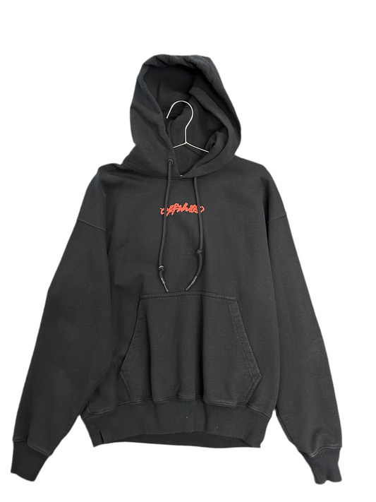 Off-White Skate Hoodie "Arrow On Canvas"