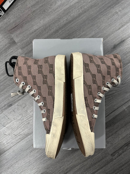 Balenciaga High Top Monogram BB "Dark Mink"