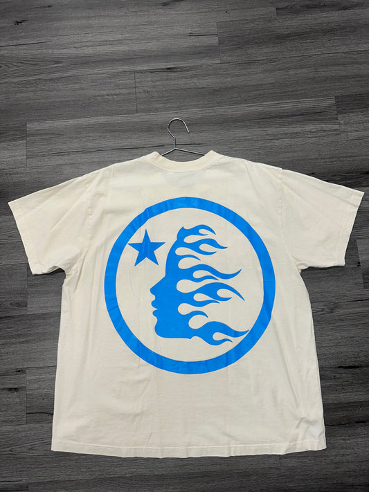 Hellstar Tee “Cream/Blue”