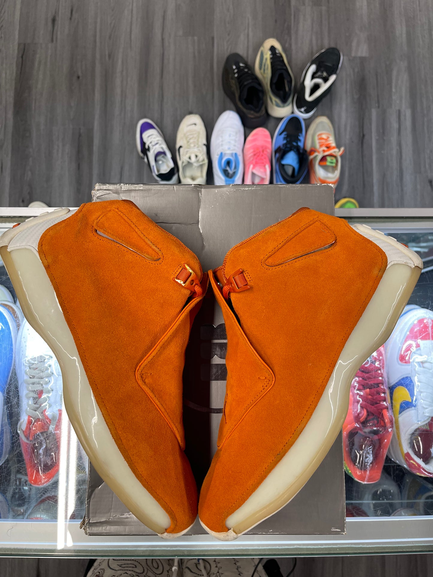 2018 Air Jordan Retro 18 "Campfire Orange"