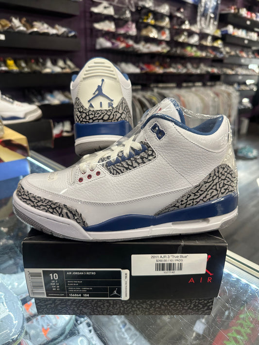 2011 Air Jordan Retro 3 "True Blue"