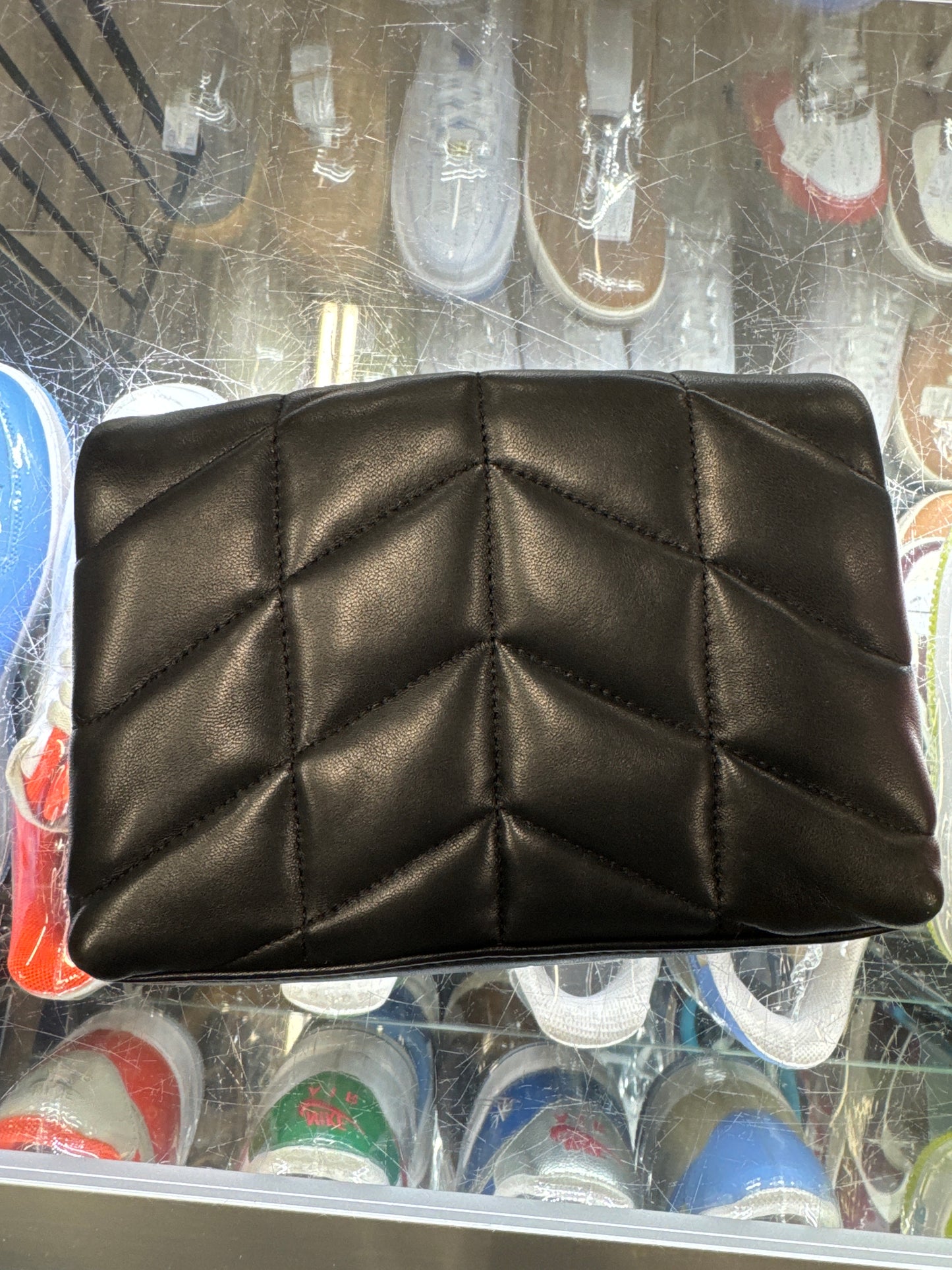 YSL Puffer Clutch "Black"