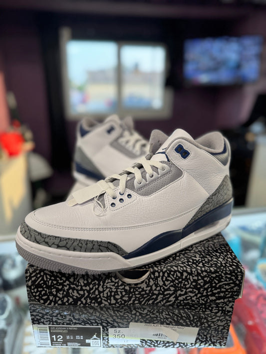 2023 Air Jordan Retro 3 "Midnight Navy"