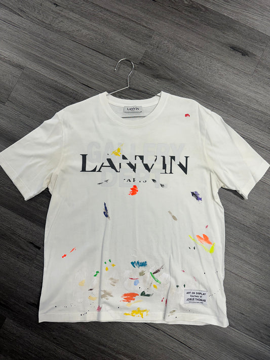 Lanvin x Gallery Dept. Tee "White Paint Splatter"