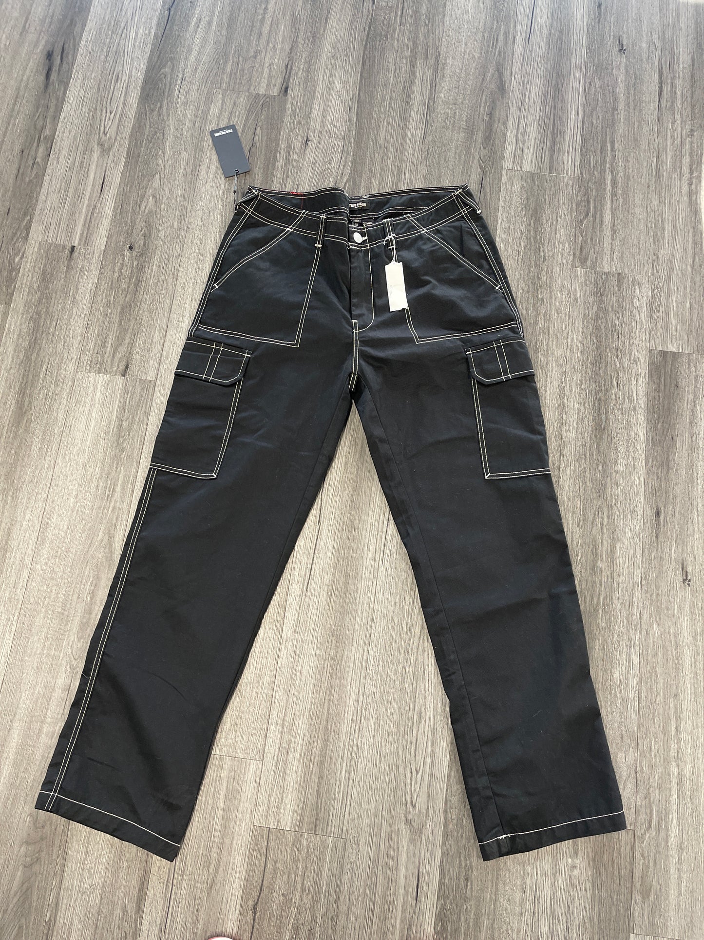 True Religion Cargo Pants Bobby Baggy "Black"