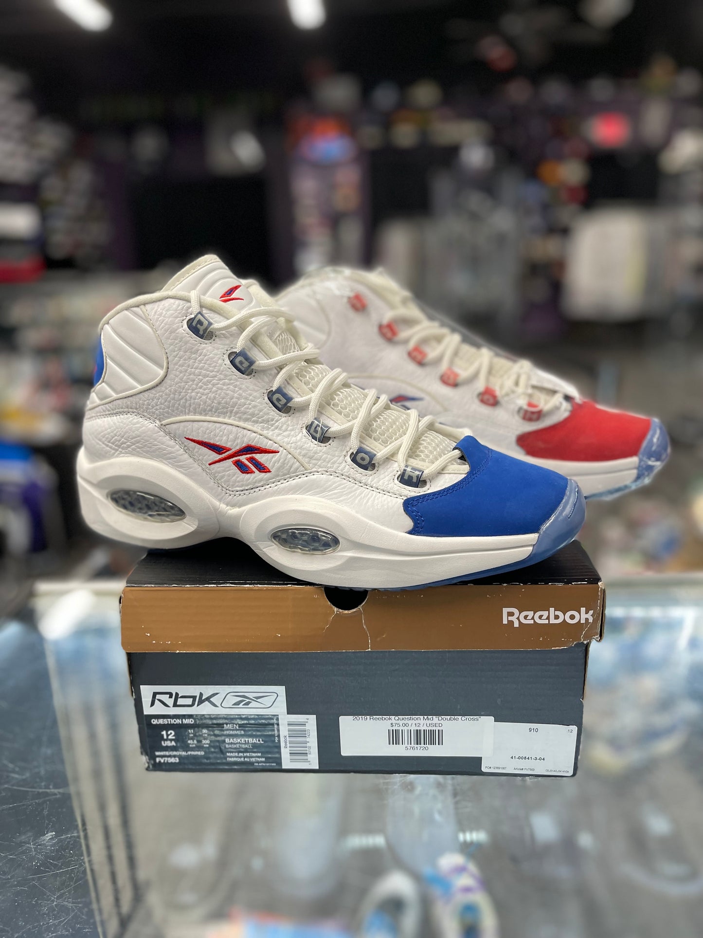 2019 Reebok Question Mid "Double Cross"