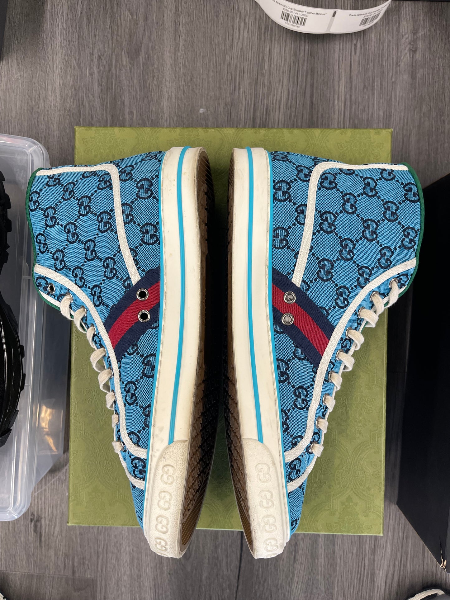 Gucci Tennis 1977 High Top Sneaker "Blue"