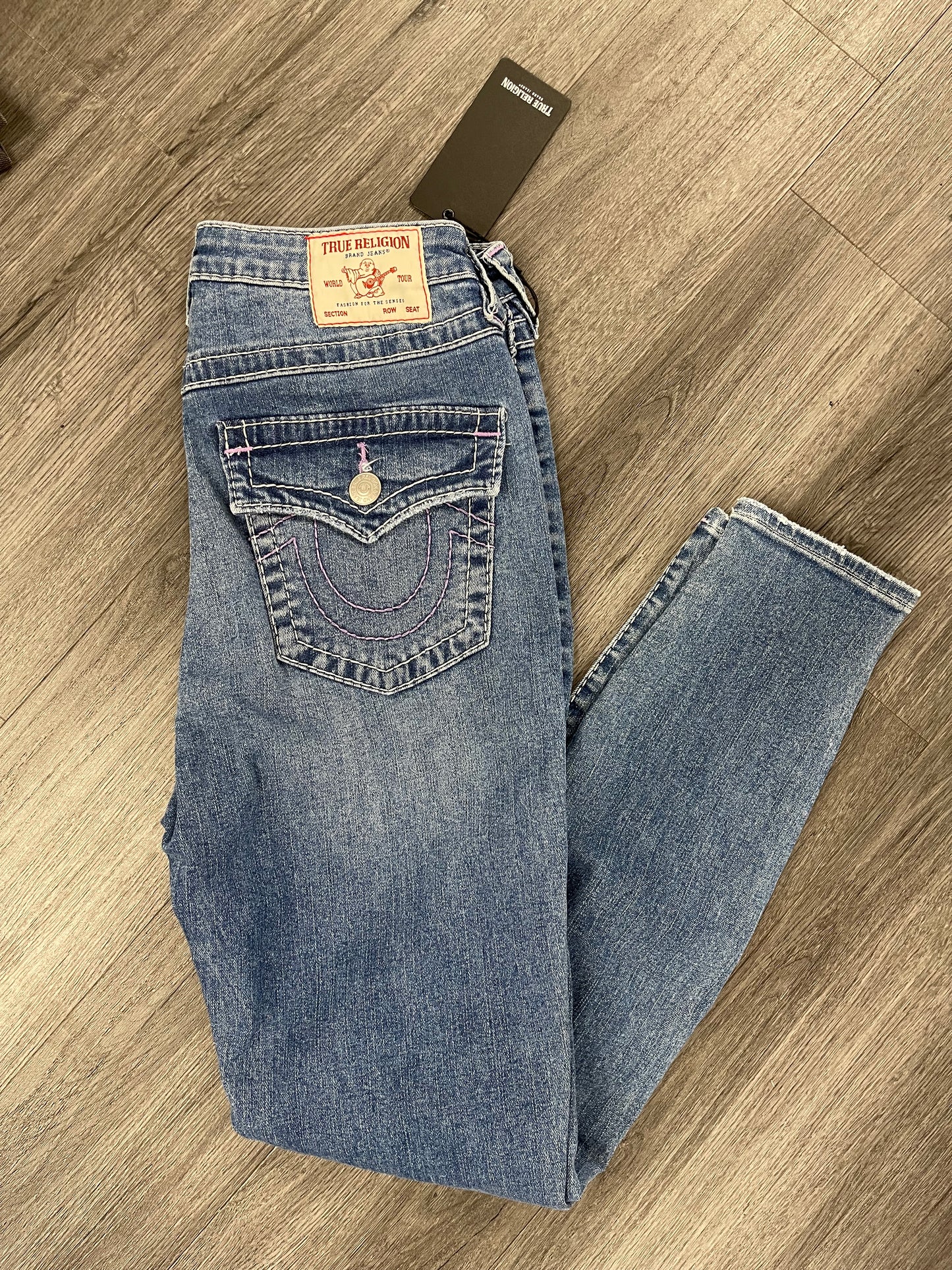True Religion Jennie Skinny Jeans "Purple" (W)