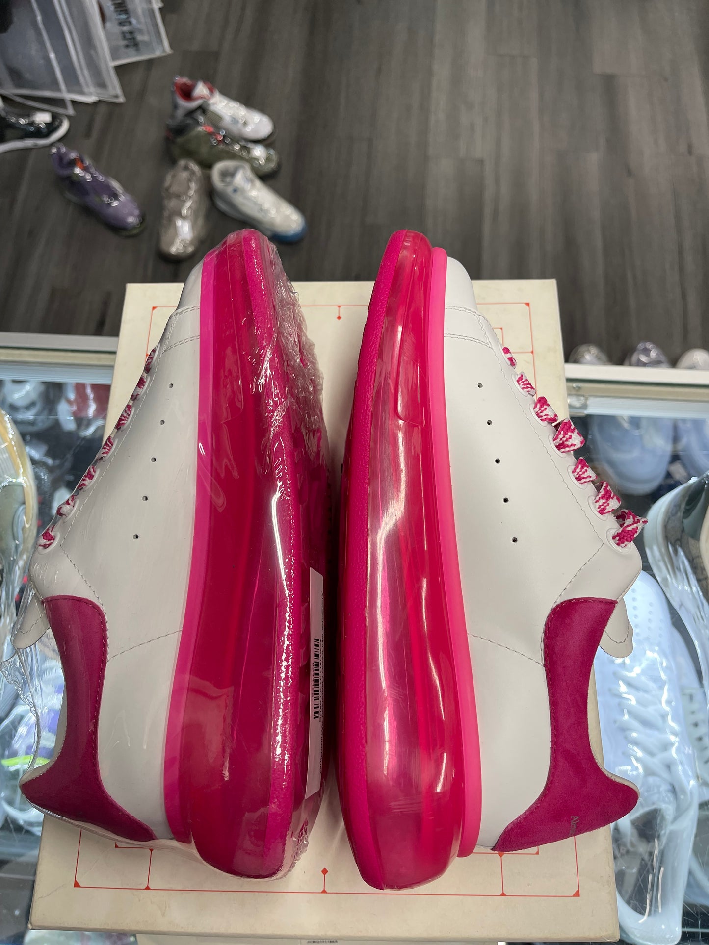 Alexander McQueen Oversized "White/Pink"