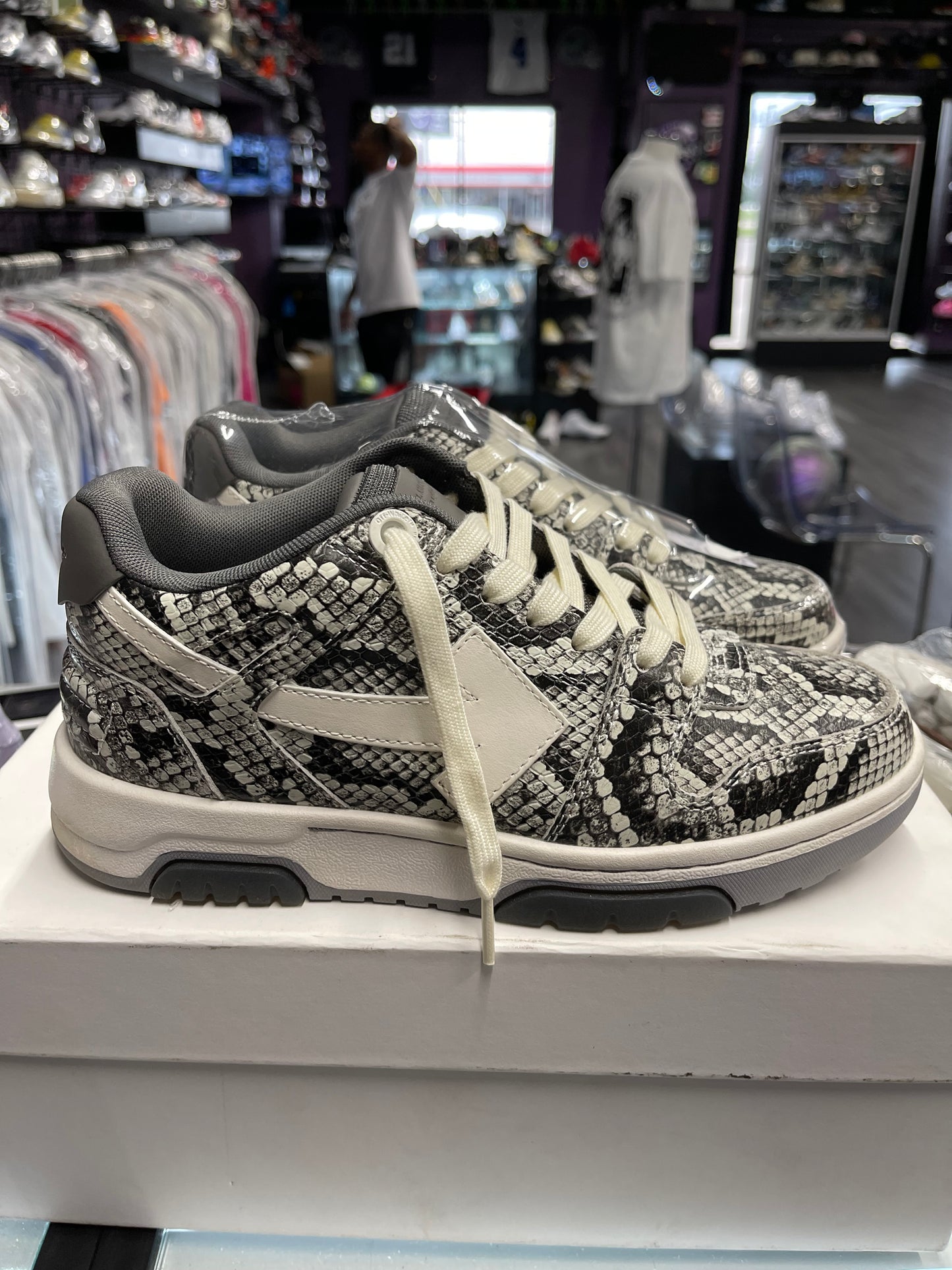 Off-White Out of Office "Python Embossed"