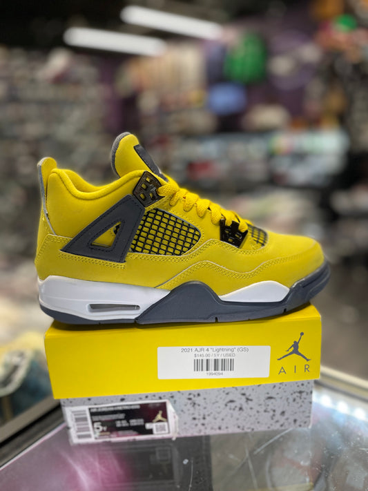 2021 Air Jordan Retro 4 "Lightning" (GS)