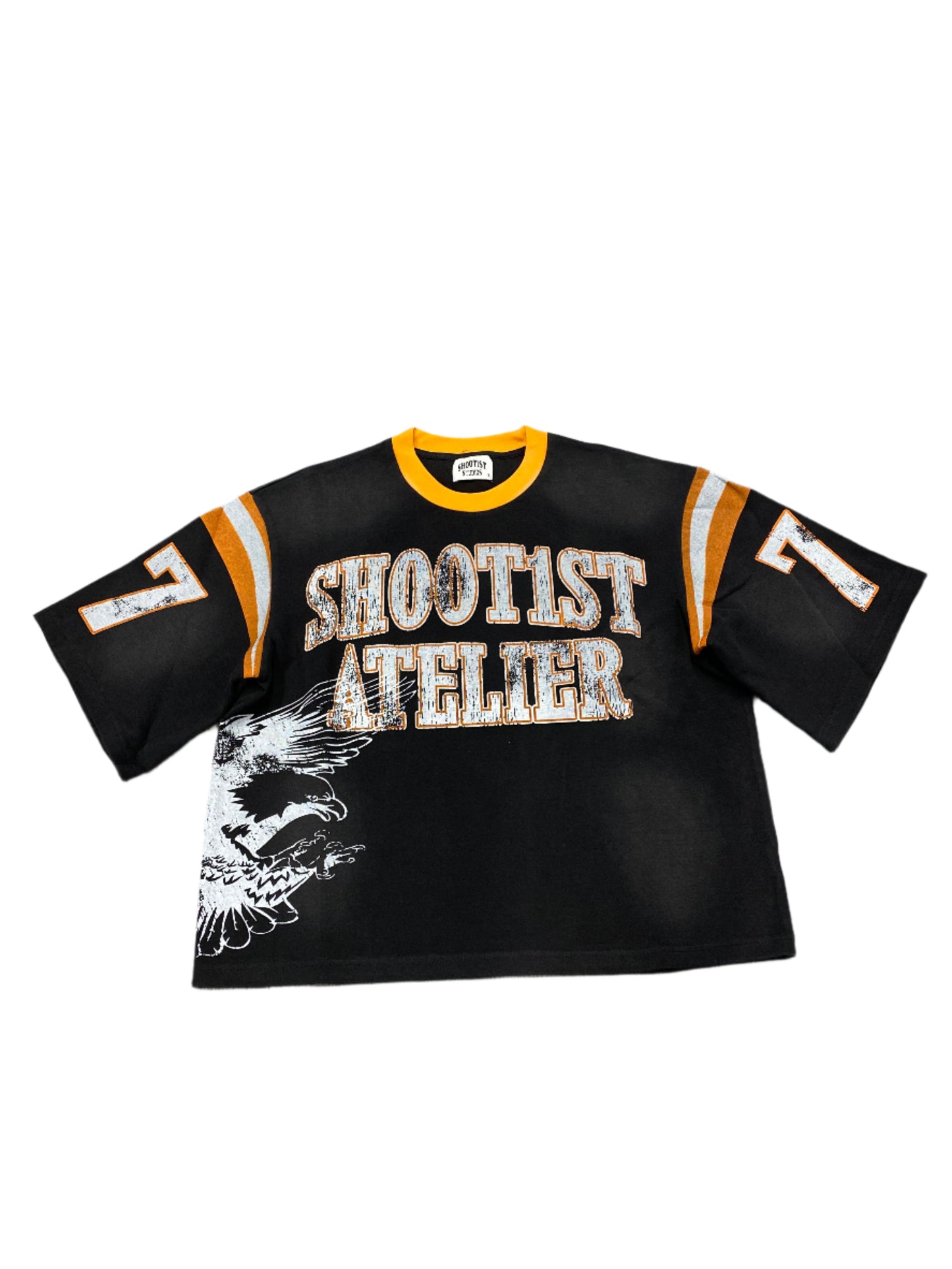 Shoot1st Washed Atelier Jersey "Orange/Black"