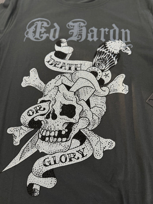 Ed Hardy Tee "Smoke Grey"