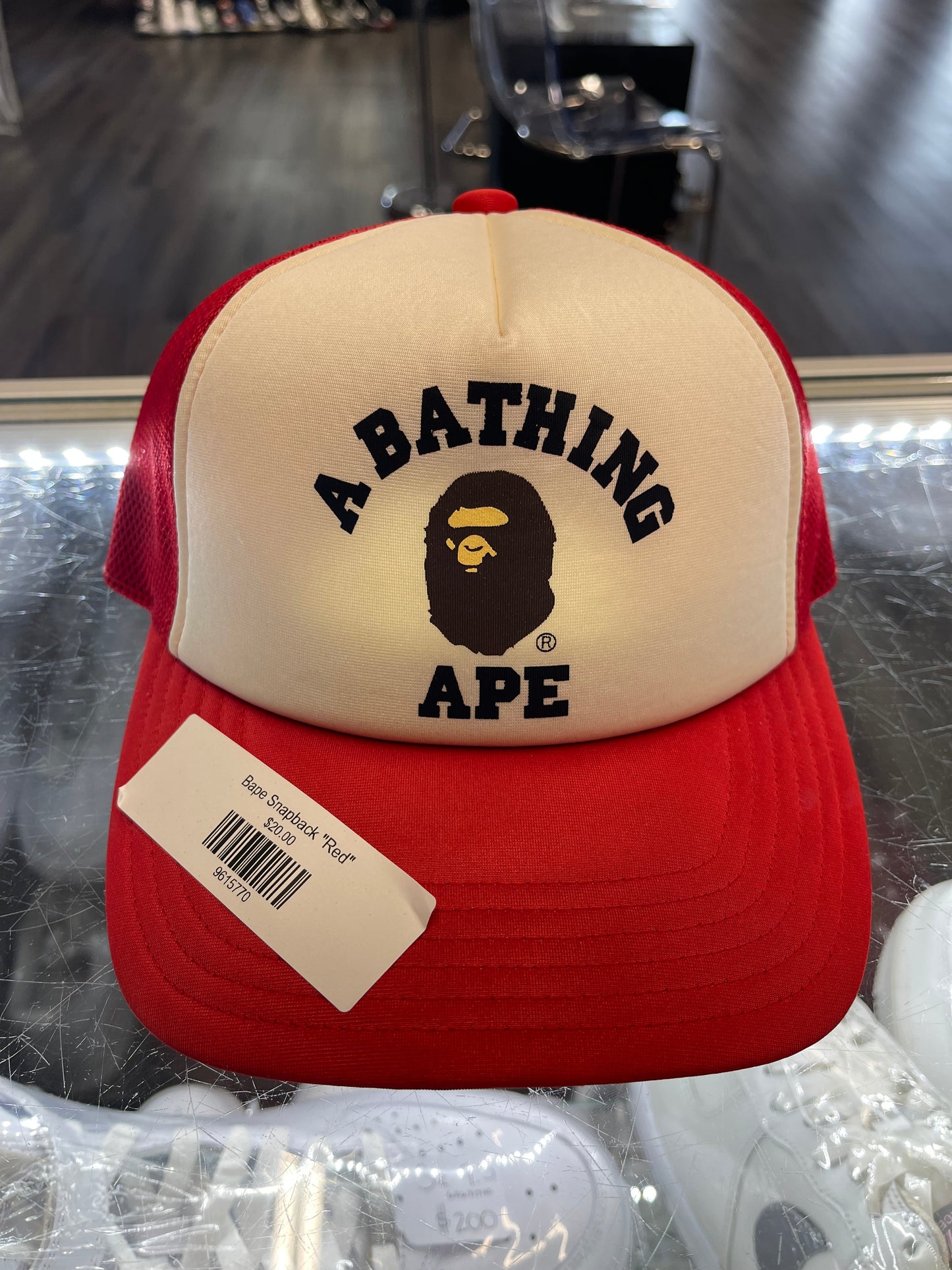 Bape Snapback "Red"