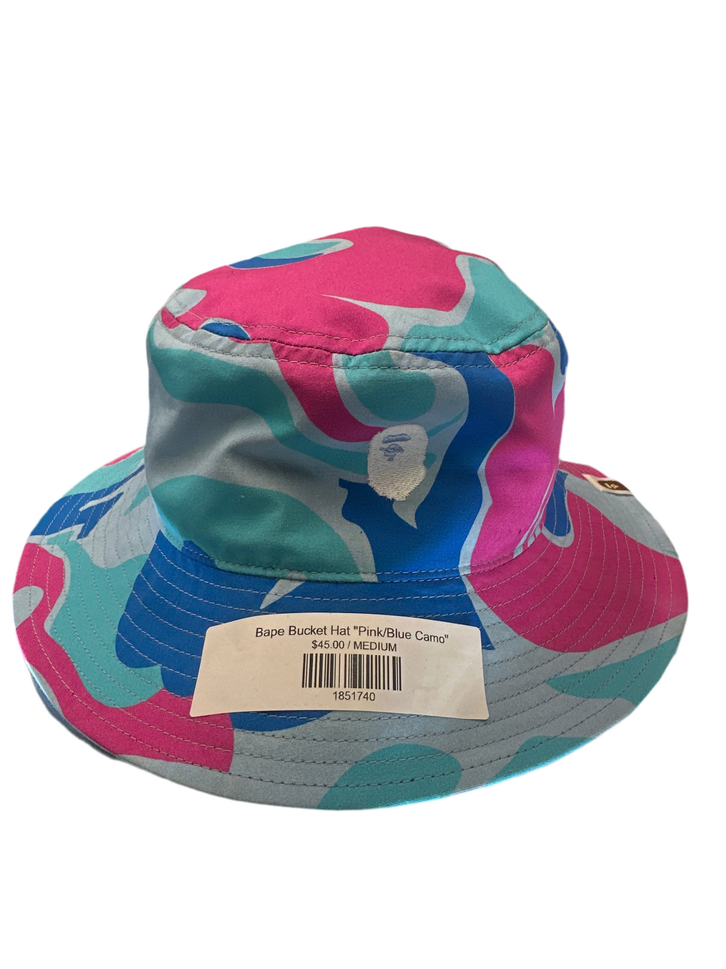 Bape Bucket Hat "Pink/Blue Camo"