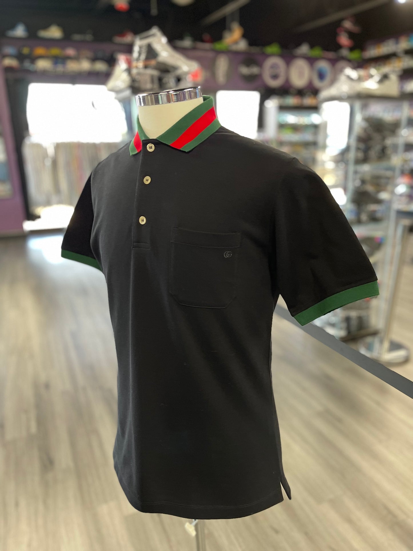 Gucci GG Collar Shirt "Black"