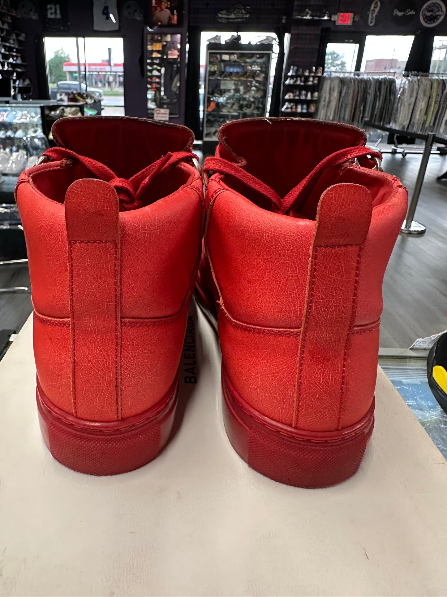 Balenciaga Arena Opaque High "Red"
