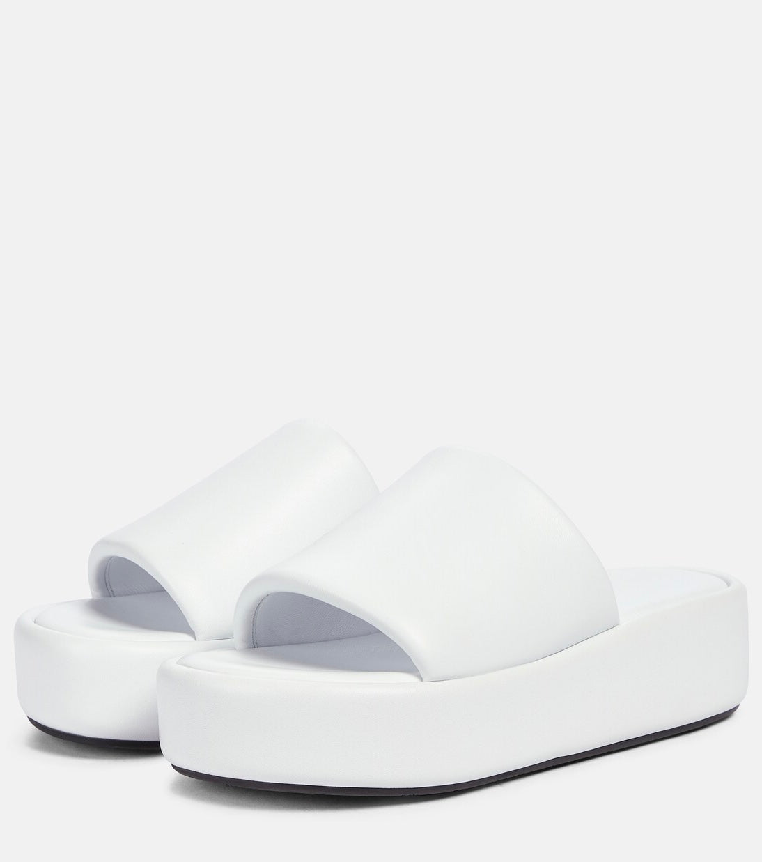 Balenciaga Rise Platform Slide Sandal "White" (W)