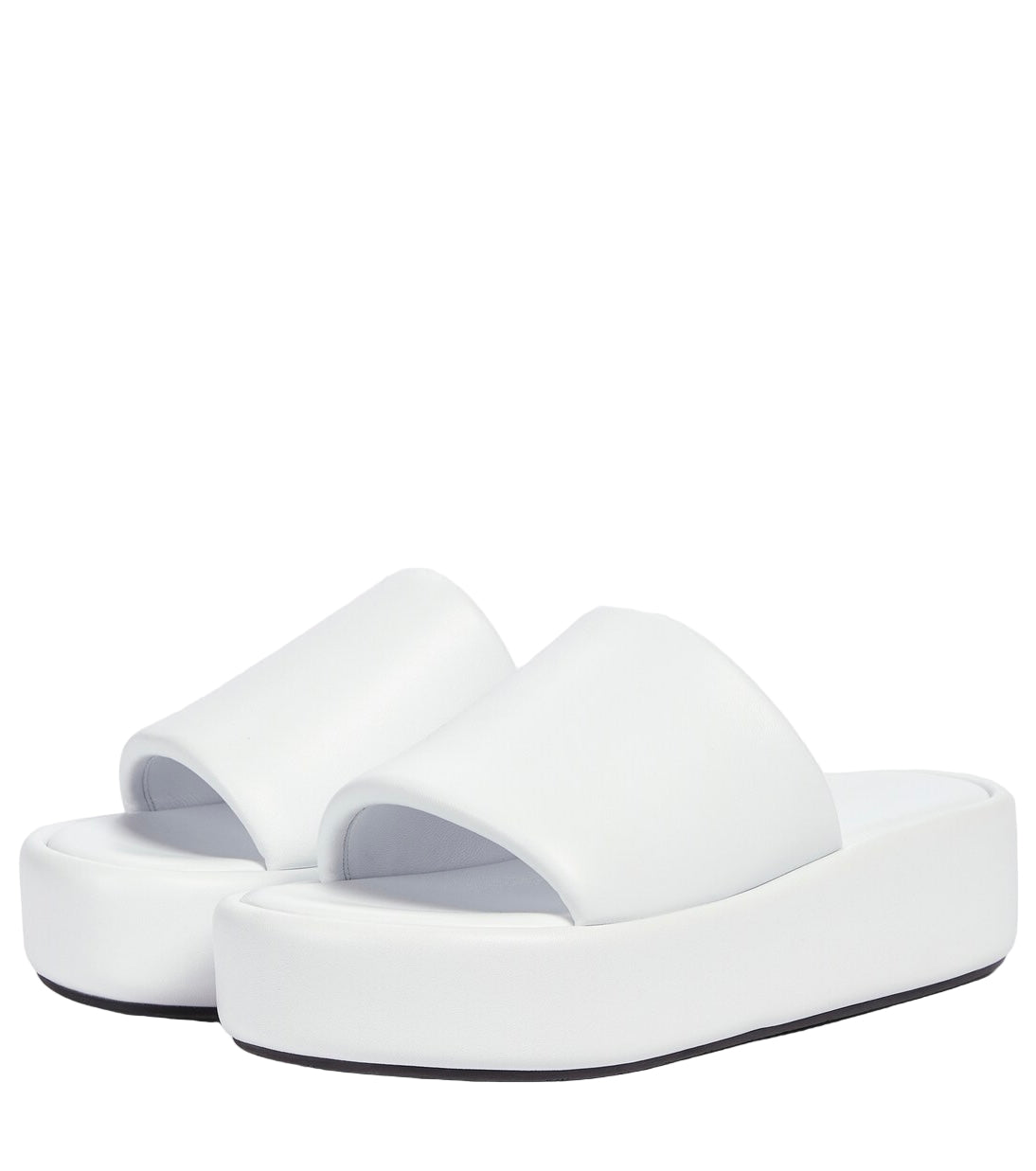 Balenciaga Rise Platform Slide Sandal "White" (W)