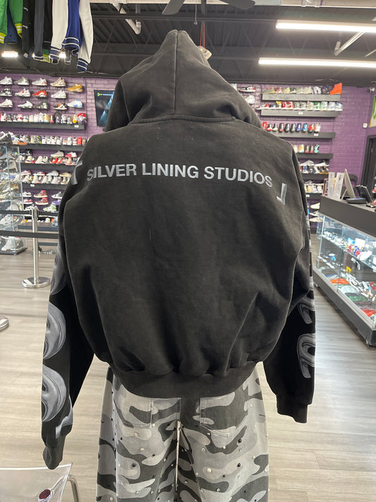 Silver Studios Cropped Hoodie
