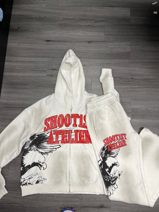 Shoot1st Jumpsuit "White"