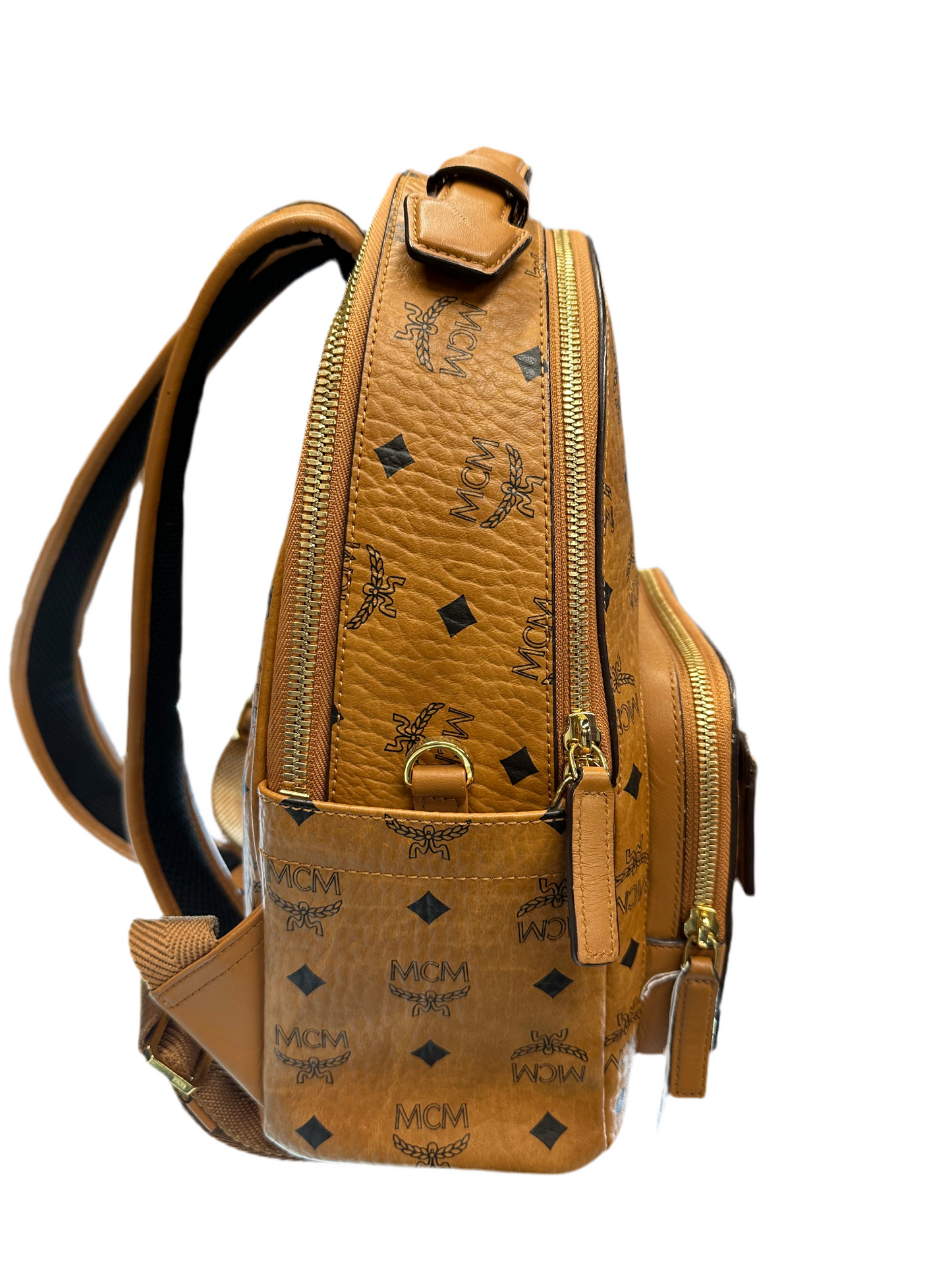 MCM Backpack Mini "Cognac"